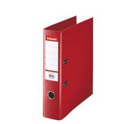 Esselte 624068 Classeur A4 75 mm en PVC avec levier Rouge, 1 Unité