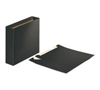ESSELTE 624149 - Cajetín cartón brillante Folio color negro