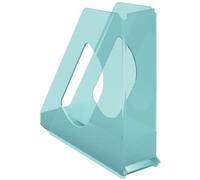 Esselte - Porte-Revues A4, Rangement pour Documents, Catalogues & Magazines, Maison / Bureau, Motif Texturé, Gamme Colour'Breeze, Bleu, 626279