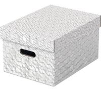 Esselte 628286 3 Esselte Home Aufbewahrungsboxen 50,0 l weiß 35,5 x 51,0 x 30,5 cm