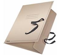 Esselte Carton à dessins 6585 A2 gris avec cordons
