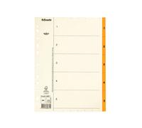 Esselte 69871 Intercalaires D´index A4 Multiperforés 1-5