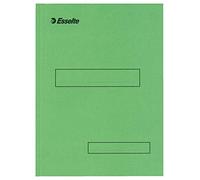Esselte Sous-dossiers – Boîte de 100 – 2 rabats – 160 g – Vert