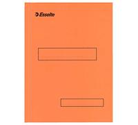 Esselte Sous-dossiers à 2 rabats – Boîte de 100, 160 g – Orange