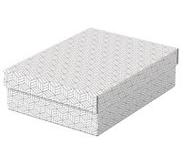 Esselte Boîte de rangement & cadeau Home M Set de 3 pièces blanc