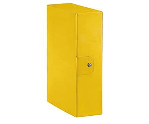Esselte C28 EUROBOX 390328090 Classeur pour projets 25 x 35 cm dos 8 cm Jaune
