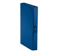Esselte Cartelle a Scatola Eurobox Bleu Fichier - Fichiers (Bleu, 4 cm, 250 mm, 350 mm), Paquet de 5
