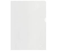 Esselte Pochette coin A4 627496 – Polypropylène recyclé grainé 100 µm incolore – Boîte de 100