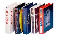 Esselte Classeur à anneaux personnalisable Esselte Essentials 49704 A4 380 feuilles 4 anneaux Blanc