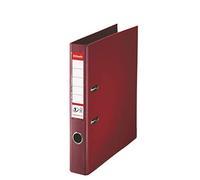 Esselte , Chemises DIN A4, Bordeaux, largeur du dos 52 mm, plastique, 1 pièce, 811520