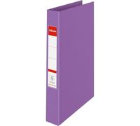 Esselte - Classeur à Anneaux, Capacité 190 Feuilles, Dos de 42 mm, Classeur A4 à 2 Anneaux, Couverture Rigide, Maison / Bureau, Motif Texturé, Gamme Colour'Breeze, Lavande, 628434