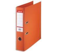 Esselte Classeur à levier A4 - Carton 22/10e - Dos 7,5 cm - Orange