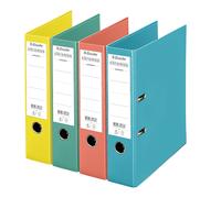 Esselte Classeur à levier A4 Chromos Plus - Carton 23/10e - Dos 8 cm - Assortis Colour'Ice