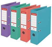 Esselte Classeur à levier A4, dos 72 mm, plastique, gamme Colour'Ice, lot de 1 (couleurs assorties)