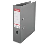 ESSELTE Classeur à levier N°1 POWER, A4, 7,5 cm, PP, gris