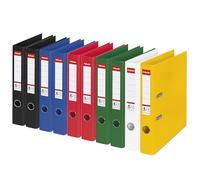Esselte, Classeurs à levier A4 N°1, Assortis, Dos de 50 mm, Plastique, Lot de 10, Gamme Vivida, 624162