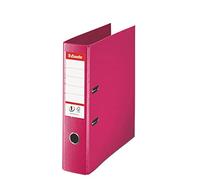 Esselte, Classeurs à levier A4 N°1, Fuschia, Dos de 75 mm, Plastique, Lot de 1, Gamme Vivida, 811313