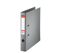 Esselte, Classeurs à levier A4 N°1, Gris, Dos de 50 mm, Plastique, Lot de 1, Gamme Vivida, 811480