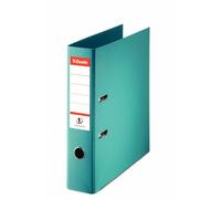 Classeur à levier cartonné Esselte N°1 Power Vivida A4 - Dos de 7,5 cm - Turquoise