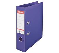 Esselte, Classeurs à levier A4 N°1, Violet, Dos de 75 mm, Plastique, Lot de 1, Gamme Vivida, 811530