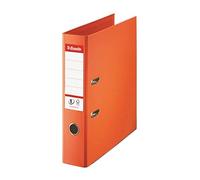 Esselte - Classeurs A4 à Levier, Orange, Dos de 72 mm, Plastique, 811340, 1 Unité