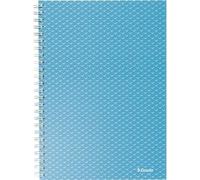 Esselte Colour'Breeze Cahier à spirales A5, ligné, 80 feuilles, bleu