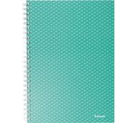 Esselte Colour'Breeze Cahier à spirales A5, ligné, 80 feuilles, vert