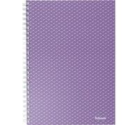 Esselte Colour'Breeze Cahier à spirales A5, ligné, 80 feuilles, violet