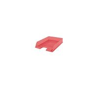 Esselte - Corbeille à Courrier A4 Empilable, Rangement pour Documents, Catalogues, Brochures & Magazines, Maison / Bureau, Motif Texturé, Gamme Colour'Breeze, Corail, 628453