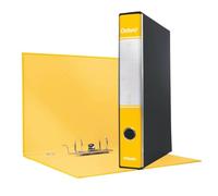 Esselte Dorso Classeur professionnel avec mécanisme à levier et boîte de rangement Jaune 5 cm