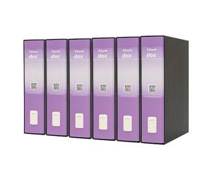 Esselte Dossier Dox 2 Violet 4L A4 290x350mm 3 Trous Métal Anti-empreintes Digitales