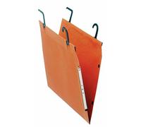 Esselte Dossier Suspendu Latéral Armoire, Pour Système de Suspension à Tube, Fond 50 mm, Lot de 25, Orange, Orgarex TMG, 77144