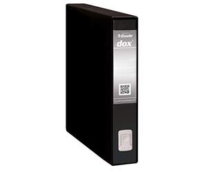 Esselte Dox 5 Classeur à levier F.to Protocol, dos 5 cm, 5,9 x 35,2 x 28,8 cm, noir, 1 pièce