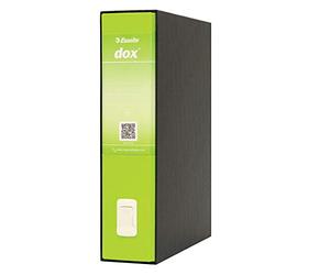 Esselte Dox Lot de 6 classeurs à levier format Protocole D8, A4, Greenery