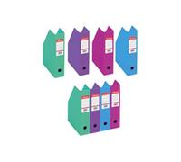 Esselte esselte porte-revues vivida, a4, carton, rouge, dos: 70 mm noir Noir G