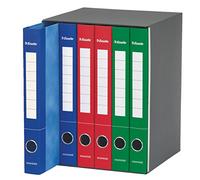 Esselte 391965000 Classeur à 2 anneaux, dos 4 cm, couleurs assorties - 1 groupe de 6 classeurs
