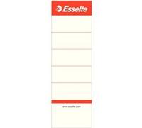 Leitz Étiquettes pour dos de classeur Standard G 50 x 158 mm Blanc, lot de 10