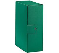 Esselte Eurobox Dorso Boîte de classement pour ranger vos documents à long terme Format A4 Dos 12 cm Vert