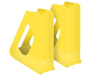 Esselte Europost Porte-revues Jaune Lot de 10