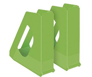 Esselte Europost Porte-revues Vert clair Lot de 10