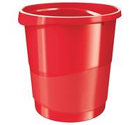 Esselte Europost Vivida Corbeille à papier en polypropylène 14 L Rouge