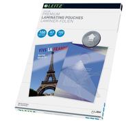 Esselte iLAM Plastification, Sachets - Sheet Size Supported : A3 297 mm Breite x 420 mm Länge x 0,10 mm Dicke - Laminating Pouch/Sheet Size : 303 mm Breite x 426 mm Länge - Type G - Brillant - Impress