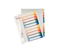 Esselte Intercalaire 10 Positions 1-10 A4 Maxi À Onglets ( Pack De 10 )