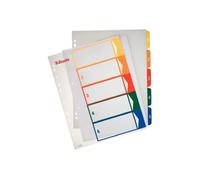 Esselte Intercalaire 5 Positions 1-5 A4 Maxi À Onglets (Pack De 20)