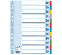 ESSELTE Intercalaire Mylar A4 12 Touches