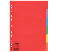 ESSELTE VERDEELKARTON ECO 6 TABS A4 Multicolore G