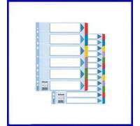 Esselte Intercalaires En Carton, Uni, A4, 6 Pcs, Plusieurs