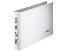 Esselte Leitz 1002 Classeur banque 2 anneaux 20 mm (Blanc, inscription "Bank") (Import Allemagne)