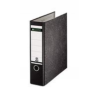 Esselte-Leitz 10700000 Classeur standard A4 180° à dos large sans encoches (Noir)