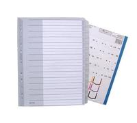 ESSELTE-LEITZ 12760000 TRIEUR BLANKO A4 15 ONGLETS EN POLYPROPYLÈNE (G